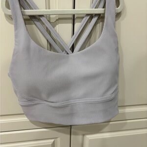 Lulu lemon energy longline ribbed sport bra